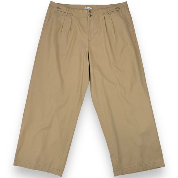 Madewell Pant Womens 18W Plus Harlow Wide Leg Pant Drapery Twill - Picture 5 of 16